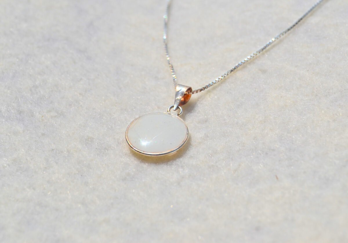 Colgante de Leche Materna Personalizado de Plata de Ley - Imagen 3