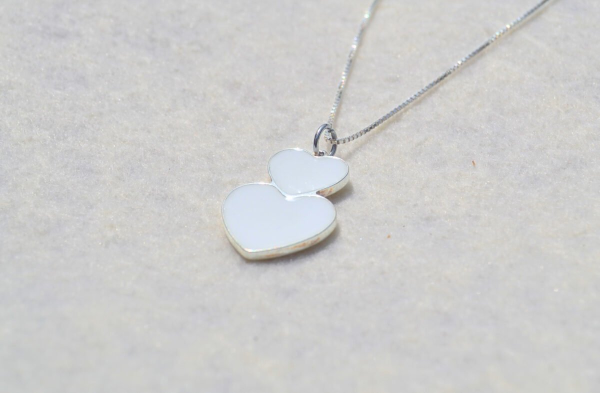 Colgante Maternal Personalizado de Plata de Ley (Modelo Biselado) - Imagen 3