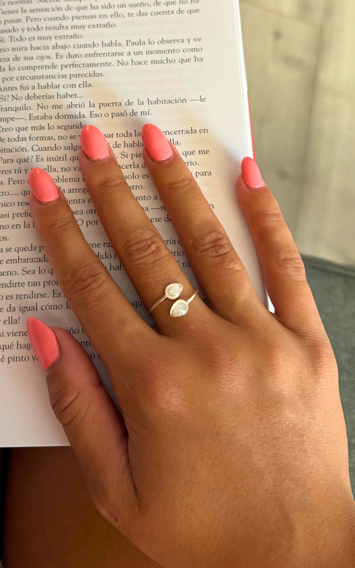 Anillo de Leche Materna Hojas - Imagen 2