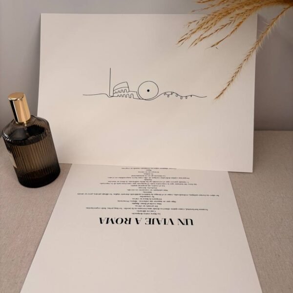 Regalo Original personalizado en Lámina minimalista Imagen del Recuerdo versión Esencia